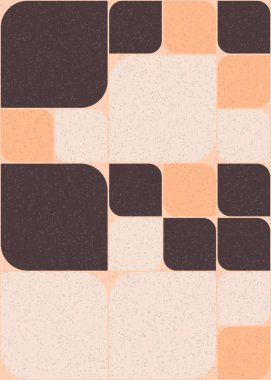 Üretken hesaplama sanatıyla soyut geometrik desen 