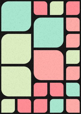 Soyut Geometrik Desen, Dijital Duvar Kağıdı