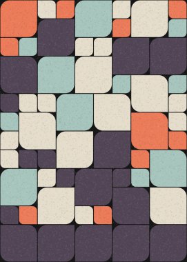 Soyut Geometrik Desen, Dijital Duvar Kağıdı