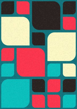 Soyut Geometrik Desen, Dijital Duvar Kağıdı