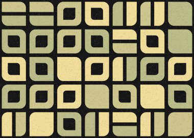 Soyut Geometrik Desen üretken hesaplama sanatı çizimi