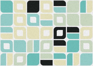 Soyut Geometrik Desen üretken hesaplama sanatı çizimi