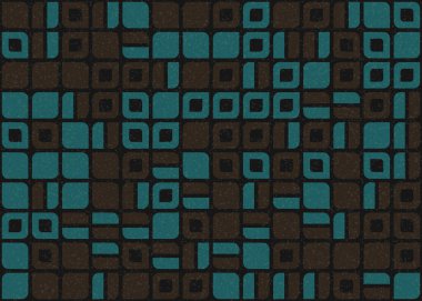 Soyut Geometrik Desen üretken hesaplama sanatı çizimi 