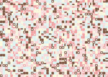 Soyut Geometrik Desen üretken hesaplama sanatı çizimi