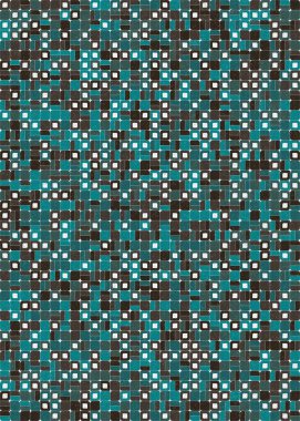 Soyut Geometrik Desen üretken hesaplama sanatı çizimi 