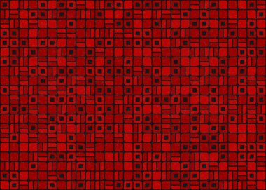 Soyut Geometrik Desen üretken hesaplama sanatı çizimi 