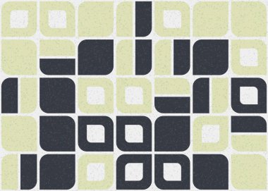 Soyut Geometrik Desen üretken hesaplama sanatı çizimi