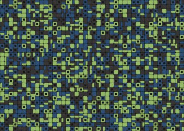 Soyut Geometrik Desen üretken hesaplama sanatı çizimi 