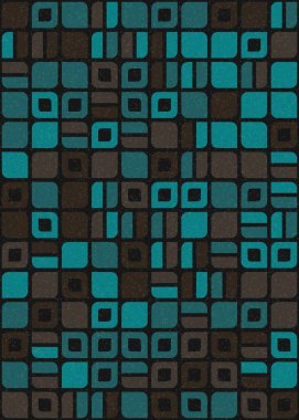 Soyut Geometrik Desen üretken hesaplama sanatı çizimi 