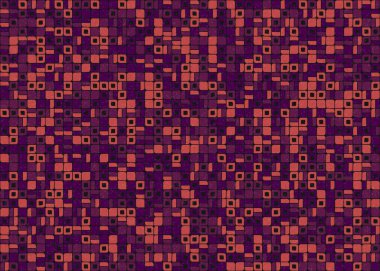 Soyut Geometrik Desen üretken hesaplama sanatı çizimi