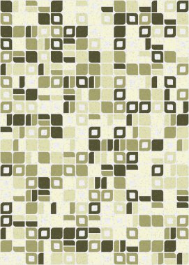 Soyut Geometrik Desen üretken hesaplama sanatı çizimi 