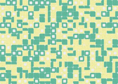 Soyut Geometrik Desen üretken hesaplama sanatı çizimi