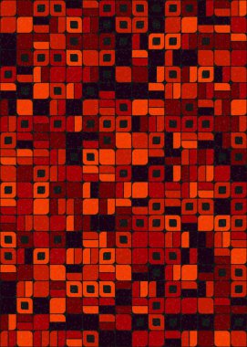 Soyut Geometrik Desen üretken hesaplama sanatı çizimi 