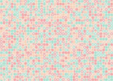 Soyut Geometrik Desen üretken hesaplama sanatı çizimi 