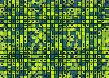Soyut Geometrik Desen üretken hesaplama sanatı çizimi 