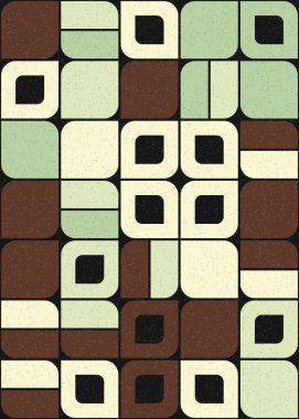 Soyut renkli geometrik desen vektör çizimi