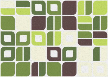 Soyut Geometrik Desen üretken hesaplama sanatı çizimi 