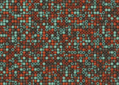 Soyut Geometrik Desen üretken hesaplama sanatı çizimi 