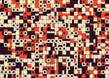 Soyut renkli geometrik desen vektör çizimi