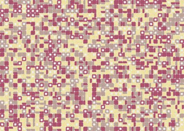 Soyut Geometrik Desen üretken hesaplama sanatı çizimi 