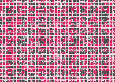 Soyut Geometrik Desen üretken hesaplama sanatı çizimi