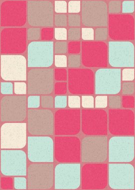 Soyut Geometrik Desen üretken hesaplama sanatı çizimi 