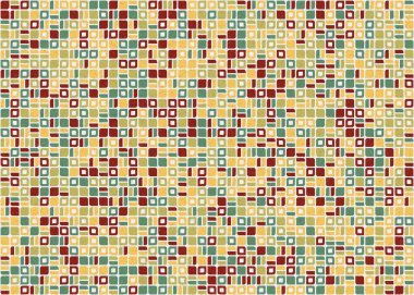 Soyut Geometrik Desen üretken hesaplama sanatı çizimi 