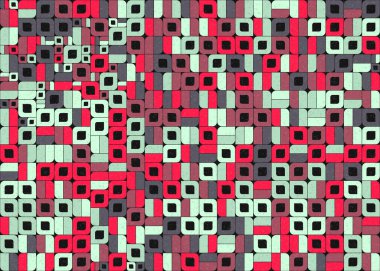 Soyut Geometrik Desen, Dijital Duvar Kağıdı