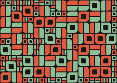 Soyut Geometrik Desen, Dijital Duvar Kağıdı