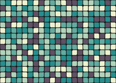 Soyut Geometrik Desen üretken hesaplama sanatı çizimi 