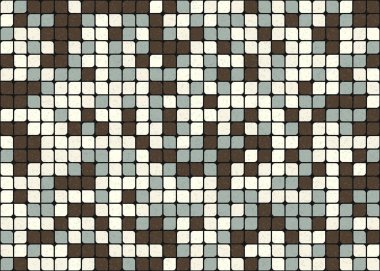 Soyut Geometrik Desen üretken hesaplama sanatı çizimi 