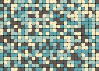 Soyut Geometrik Desen üretken hesaplama sanatı çizimi 