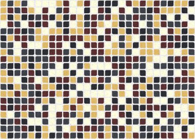 Soyut Geometrik Desen üretken hesaplama sanatı çizimi 