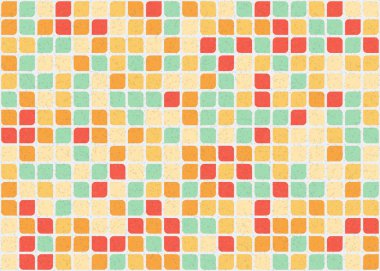 Soyut Geometrik Desen üretken hesaplama sanatı çizimi 