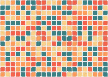 Soyut Geometrik Desen üretken hesaplama sanatı çizimi 