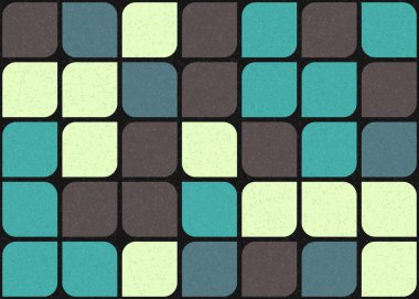 Soyut Geometrik Desen üretken hesaplama sanatı çizimi 