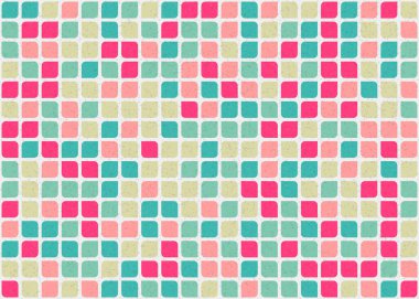 Soyut Geometrik Desen üretken hesaplama sanatı çizimi 