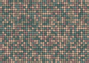 Soyut Geometrik Desen üretken hesaplama sanatı çizimi 