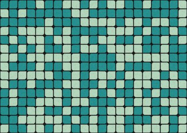 Soyut Geometrik Desen üretken hesaplama sanatı çizimi 