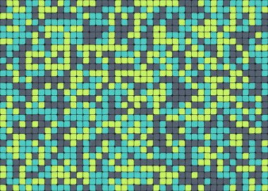 Soyut Geometrik Desen üretken hesaplama sanatı çizimi 