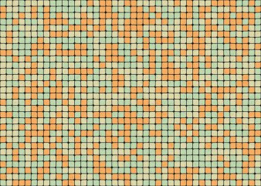 Soyut Geometrik Desen üretken hesaplama sanatı çizimi 