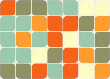 Soyut Geometrik Desen üretken hesaplama sanatı çizimi 