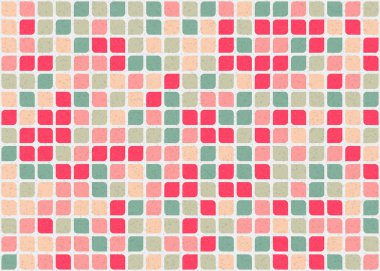 Soyut Geometrik Desen üretken hesaplama sanatı çizimi 