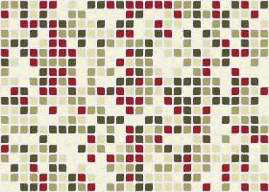 Soyut Geometrik Desen üretken hesaplama sanatı çizimi 