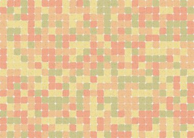 Soyut Geometrik Desen üretken hesaplama sanatı çizimi 