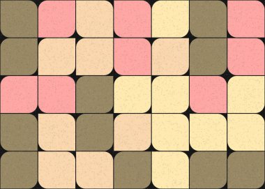 Soyut Geometrik Desen üretken hesaplama sanatı çizimi 