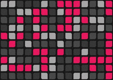 Soyut Geometrik Desen üretken hesaplama sanatı çizimi 