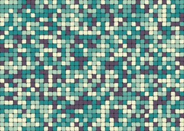 Soyut Geometrik Desen üretken hesaplama sanatı çizimi 