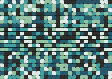 Soyut Geometrik Desen üretken hesaplama sanatı çizimi 