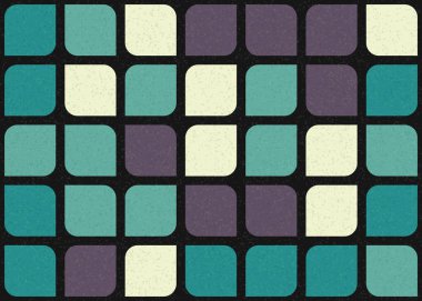 Soyut Geometrik Desen üretken hesaplama sanatı çizimi 